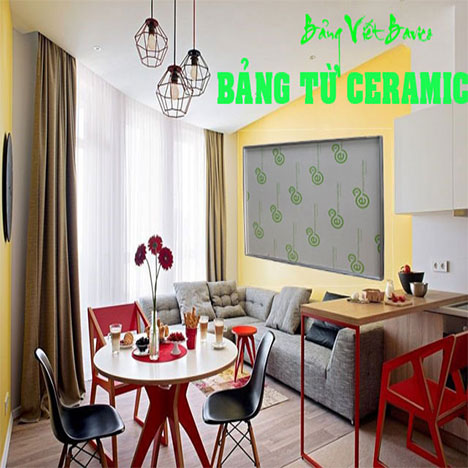 Bảng trắng viết bút lông từ Ceramic của Bỉ