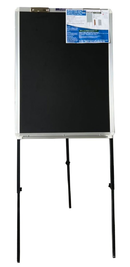 Bảng Flipchart 3 chân viết phấn màu đen