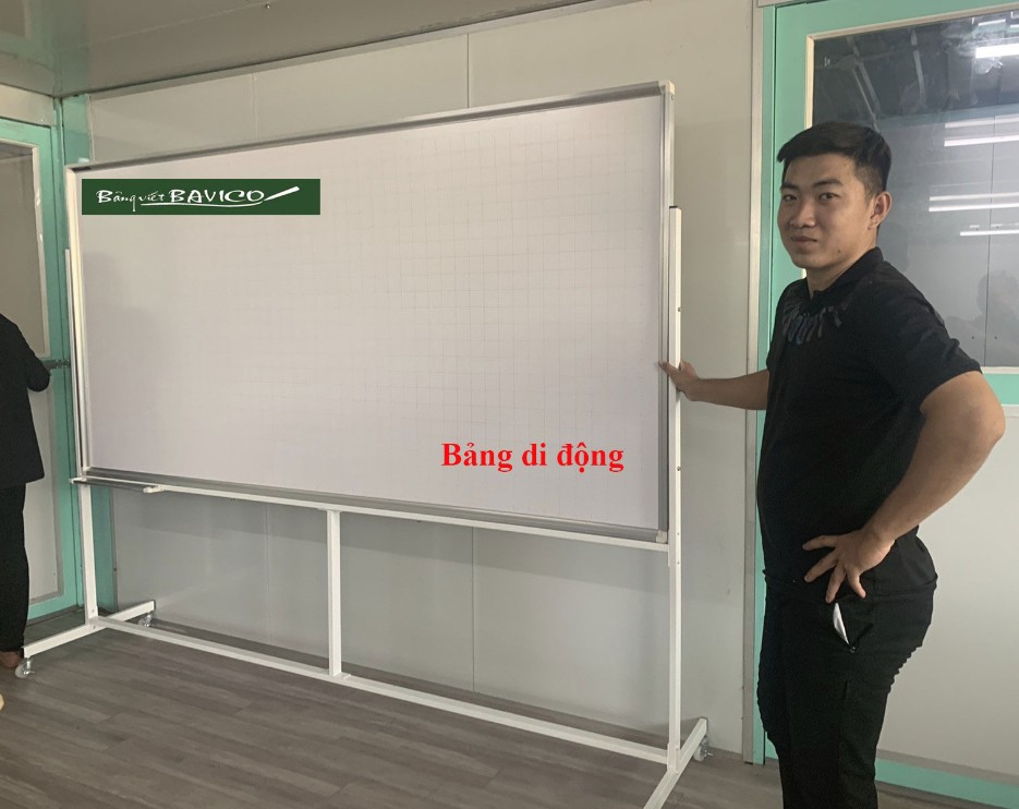 Bảng viết bút lông có chân Poly Taiwan