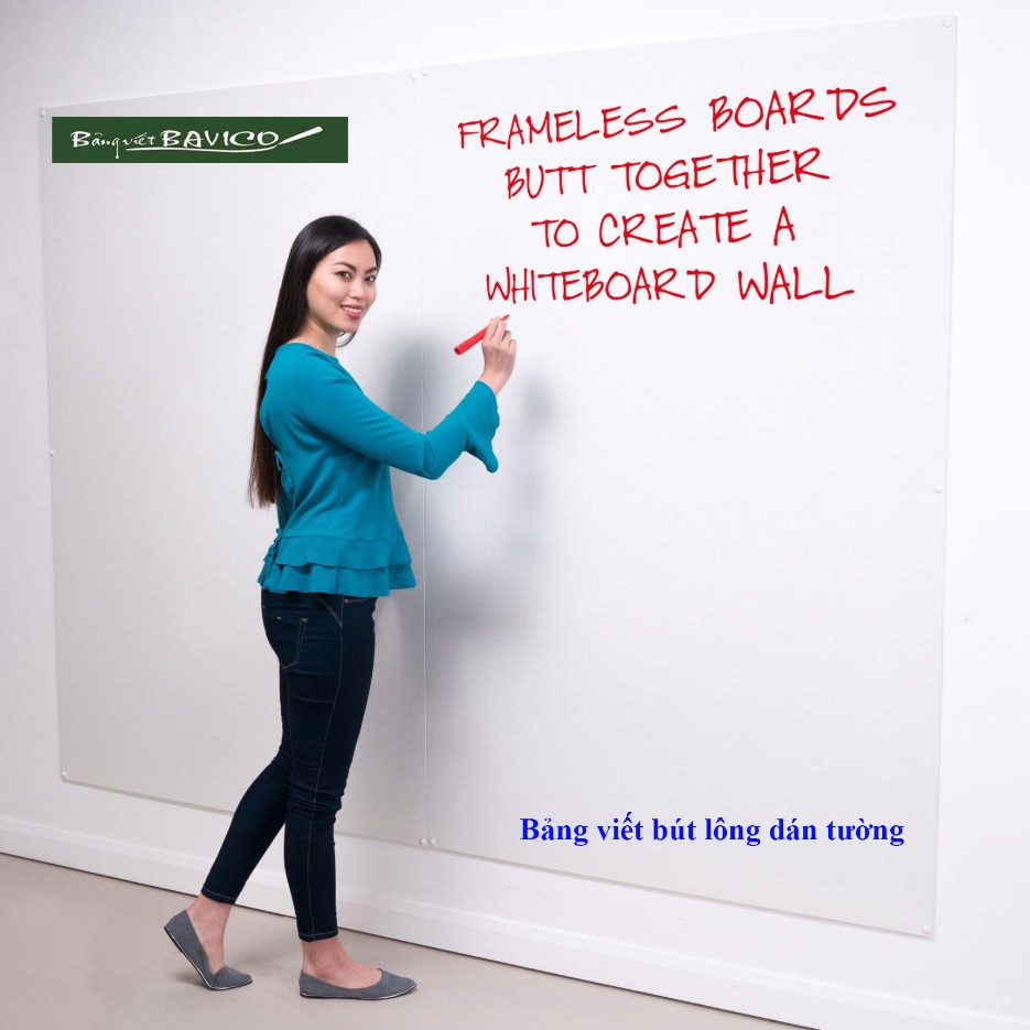 Bảng viết bút lông dán tường